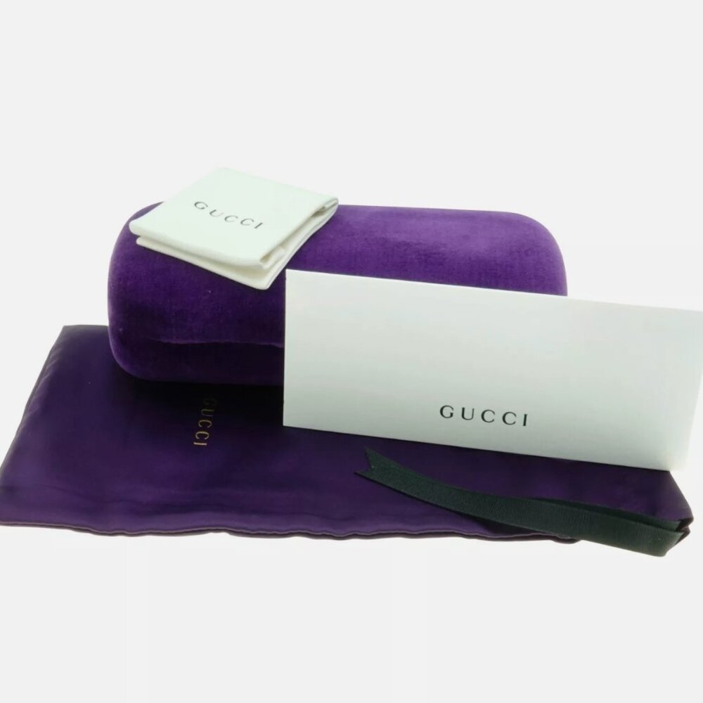 Mens Gucci Clubmaster Sunglasses Black Gray - Picture 6 of 6